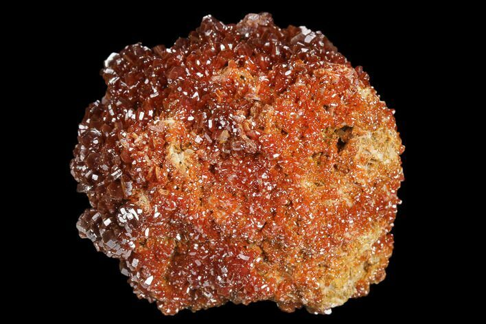 Ruby Red Vanadinite Crystals on Barite - Morocco #134686